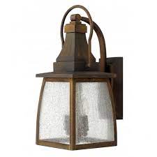 outdoor wall lantern in solid brass