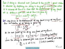 One Dimensional Wave Equation Examples