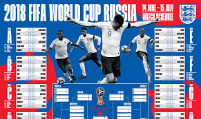 Download Your Official England World Cup Wall Chart Durham Fa