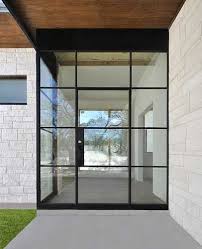Metal Doors Exterior Glass Front Door