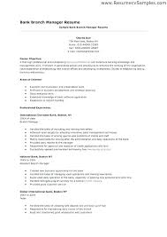 Sample Resume For Bank Teller With No Experience Example