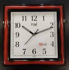 Swell 4999 Square Wall Clock Size 12