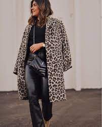 Leopard Print Coat Outfit Ideas