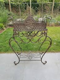 Wrought Iron Flower Rack