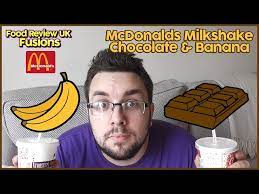 mcdonalds chocolate banana milkshake
