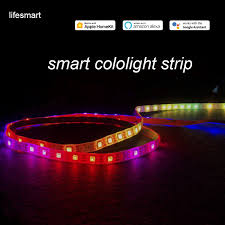 Lifesmart New Cololight Led Strip Lamp Smart Night Light Work With Apple Homekit Google Assistant Amazon Alexa Sounds To Colors Led Night Lights Aliexpress