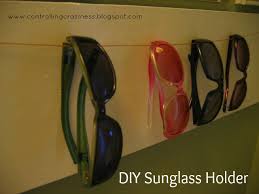 Sunglass holder easy diy wall display never skip brunch. Controlling Craziness Diy Sunglass Holder