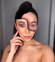 optical illusion makeup christiane