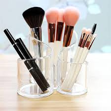 makeup brush storage clear acrylic 3
