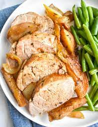 pork tenderloin with apples onions