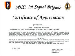Template Certificate Of Appreciation Condo Financials Com