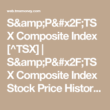 S P Tsx Composite Index Tsx S P Tsx Composite Index