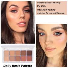 toned matte eyeshadow palette makeup