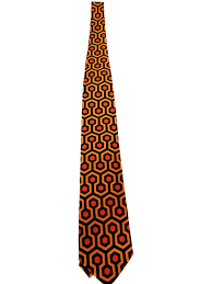 overlook hotel carpet necktie the