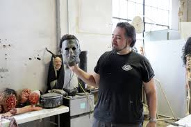 artist creates customized horror props