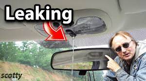 How to Fix a Water Leak in Your Car - YouTube