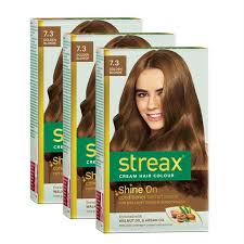 streax golden blonde hair color for men
