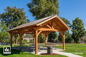 timber frame pavilion kits pergola