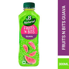 b natural fruits n bits guava juice