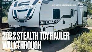 2022 stealth toy hauler walkthrough