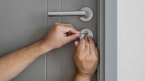 how to open a locked bedroom door with