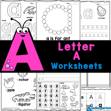 free printable letter a worksheets