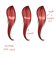 Compressed hair—a large amount of. How To Shade Anime Hair By Moemie Clip Studio Tips