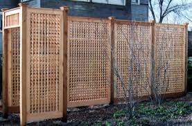 custom lattice trellis fences gates