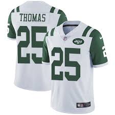 Youth Nike New York Jets 25 Shamarko Thomas White Vapor
