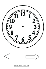 Printable Clock Face Without Hands Roman Blank Free Zhenzhang