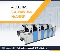 4 colors non woven offset printing