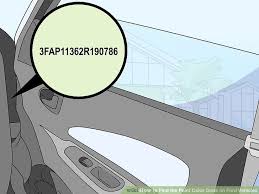 3 Ways To Find The Paint Color Code On Ford Vehicles Wikihow