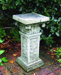 rococo stone garden pedestal garden