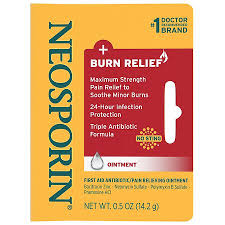 neosporin burn relief first aid