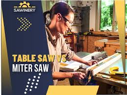 table saw vs miter saw differences