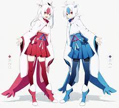 Latios and Latias | Pokemon gijinka, Pokemon cosplay, Latios and latias