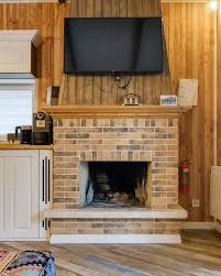 Hide Tv Wires Over Brick Fireplace