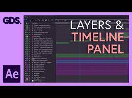 timeline panel in adobe after effects