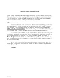 Medical Patient Termination Letter Templates At