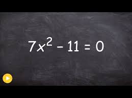 A Quadratic Equation With One Variable
