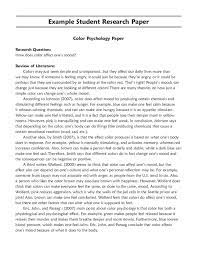 Example of term paper pdf. Pdf Color Psychology Research Paper Forthia Desabille Academia Edu