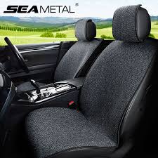 Seametal Linen One Piece Car Seat Cover