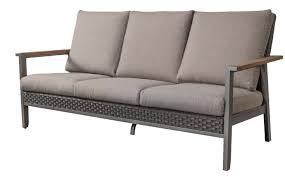 Outdoor Couch Grey Cushions