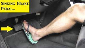 fix a sinking brake pedal
