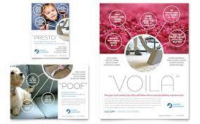 carpet cleaning flyer ad template