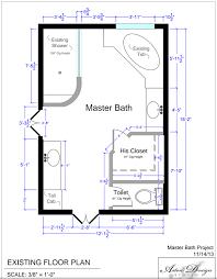 accessible master bathroom