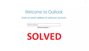 something went wrong and outlook couldn
