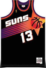 Outerstuff devin booker phoenix suns #1 purple youth alternate swingman jersey. Steve Nash Jersey Phoenix Suns Mitchell Ness Black Throwback Swingman Jersey