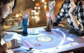 Find games for windows with touchscreen support like doki doki literature club!, tinicraft, yearning: One Per Cent Diners Tap Table To Order In Touchscreen Restaurant Futuristic Restaurant Futuristic Bar Interactive Design