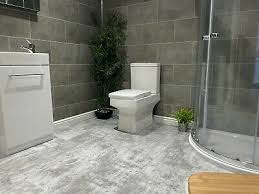 Klassic Graphite Tile Effect Bathroom
